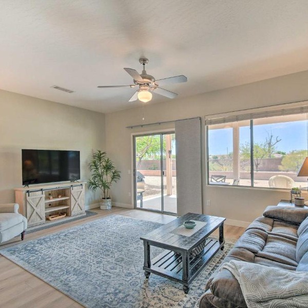 Pool & Golf On-Site! 45+ Surprise Retreat w/Patio