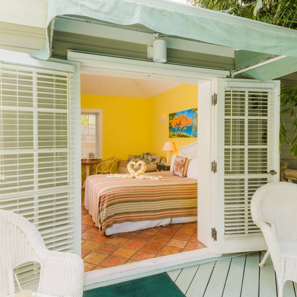 Poolside Studio Villa Steps from Duval!
