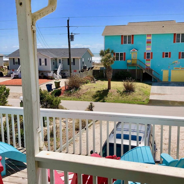 Prime Location 2nd row! Beautiful beach views from the deck!