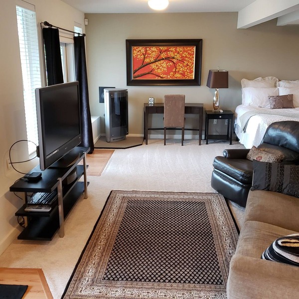 Private Large Studio with Lake View