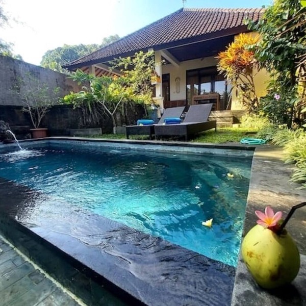 Private One BD with Pool Overlooking to Rice Fields By Hidden Point Villa