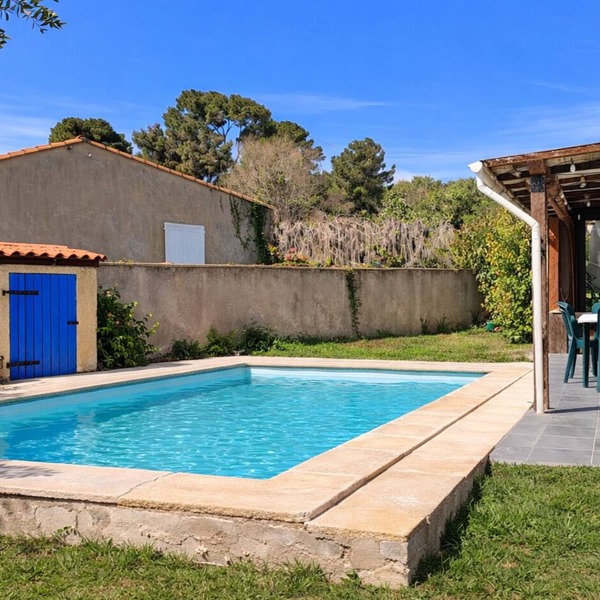 Private pool villa ☀️ not overlooked Air conditioning - 3ch - Terrace/parking
