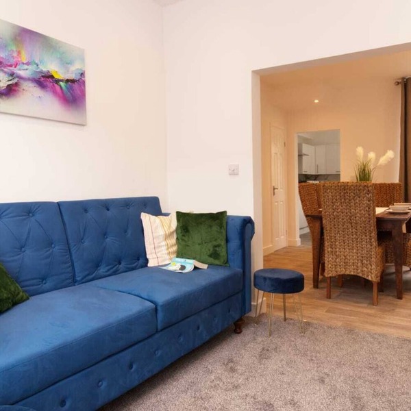 Private Studio + Living Area and Bathroom