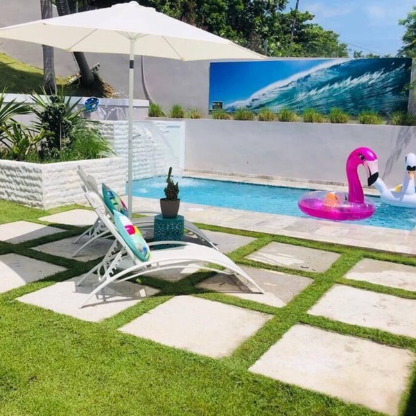 Private Studio, with to much space at the gardens and many amenities like pool.