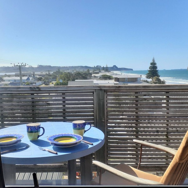 Pukehina Beach Studio with Balcony and Majestic views