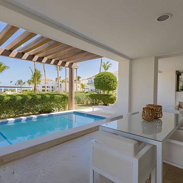 Punta Palmera Beach Front 3b apartment Cap Cana