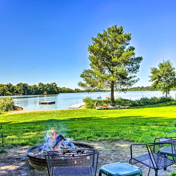 Quam Lake, Private Dock & Beach (near Alexandria)