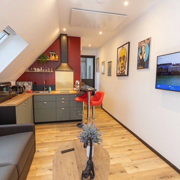 Quiet Studio · Full Kitchen · Personal Welcome · Near Basel
