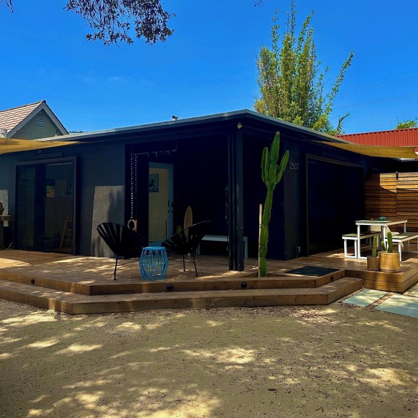 Rad Stay Mar Vista. Open concept two bedroom house with large private yard.