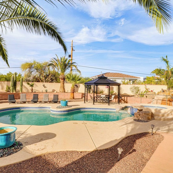 Resort-Style Backyard & Pool: Luxe Tucson Home