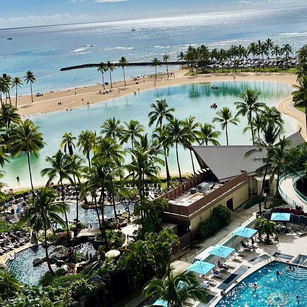 Resort Style with Hula Show, Fireworks and even Tiki Torches!