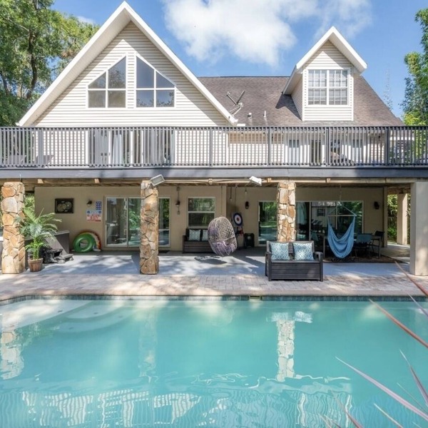 ✨River Front✨Heated Pool Estate-Large Group,Busch Garden,USF, Sleeps 14