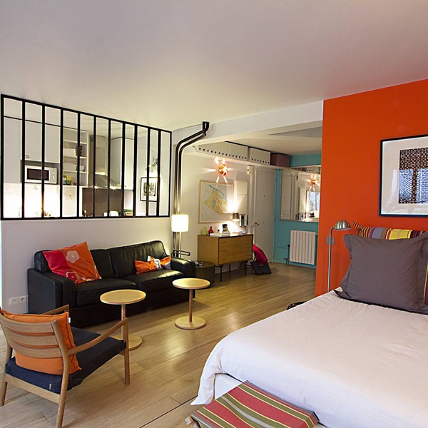 River Studio with Terrace/430 Sqft-40m²/Ile Saint-Louis