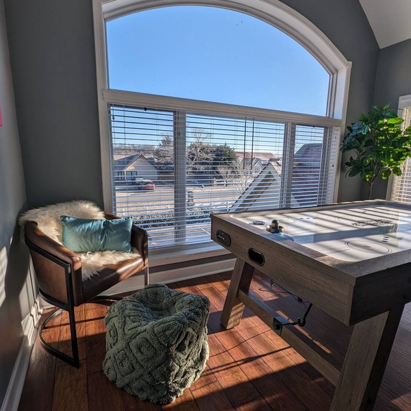 Riverfront Condo | Eagles & Air Hockey, Relaxing River Front Condo
