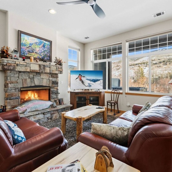 Riverside Retreat w/Private Hot Tub & Mountain Views