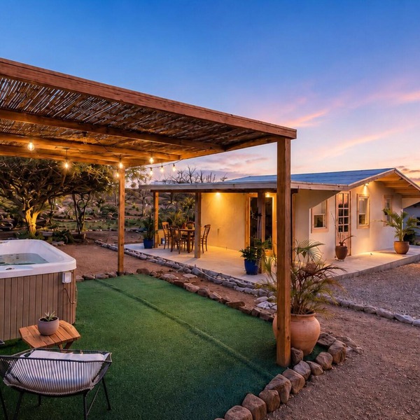 Romantic Countryside Stay in Aruba Private Jacuzzi Nature Retreat