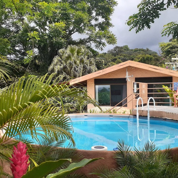 Romantic Hidden Jungle Gem for Two, Spectacular Views, Spa, A/C & Private Pool