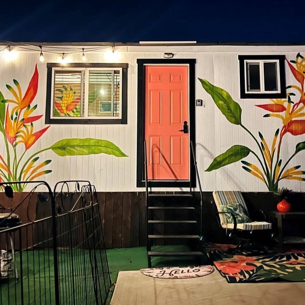 Romantic Hillside Tiny House with Scenic Views & Private Patio Near San Diego, El Cajon CA