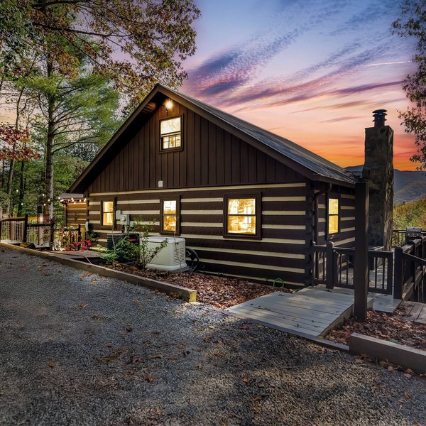 Romantic Modern Cabin w/Mountain Views, Hot Tub, Pet-Friendly & EV Charger