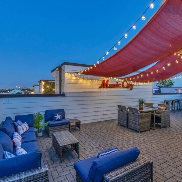 Rooftop Fire Pit + River Views | 4BR, 4 Private Baths | Sleeps 12