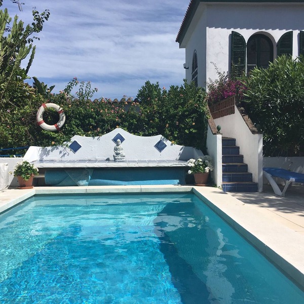 Rustic beach side villa within a walled garden set in a bay 13km from Tarifa.