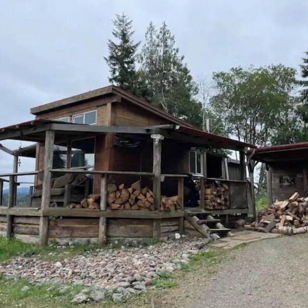 Rustic Cabin Wrap-around View
