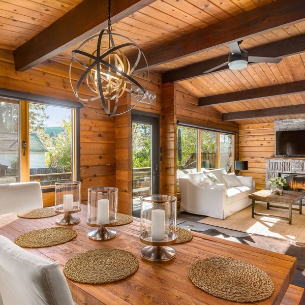 Rustic Chic Banff Mountain Home