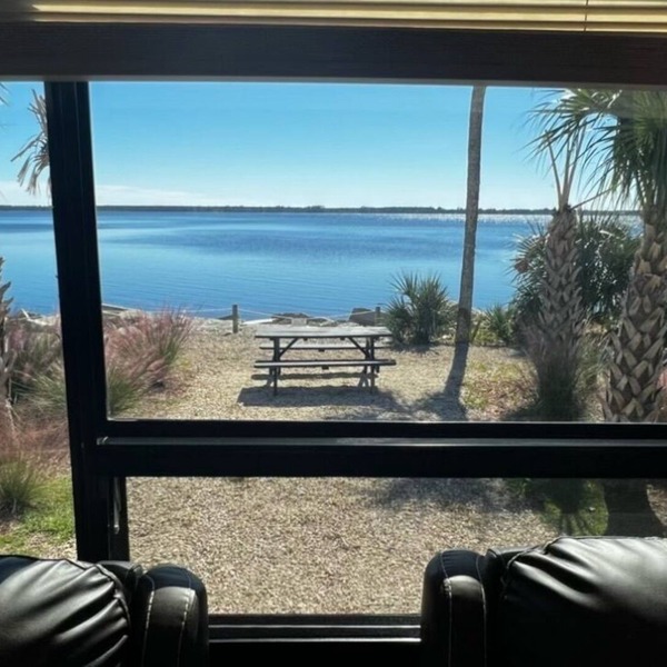 RV with dock and bay access-pet-friendly!