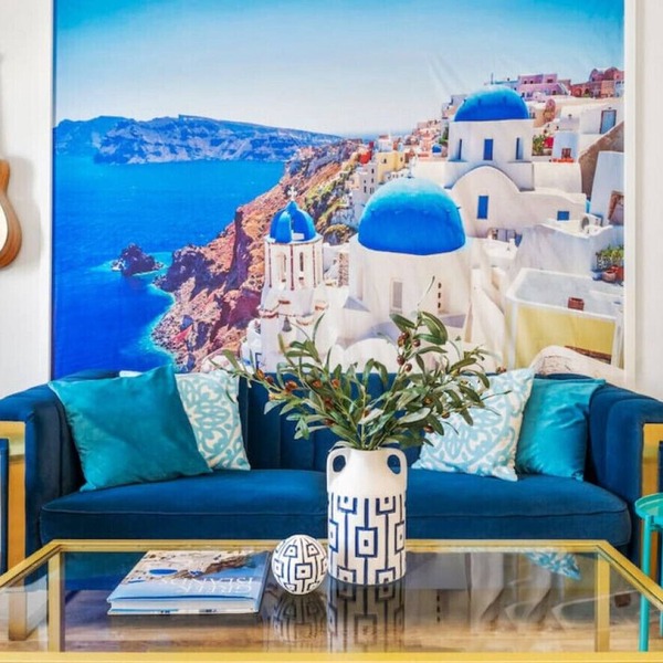 Santorini Inspired | Firepit | Grill I Yoga