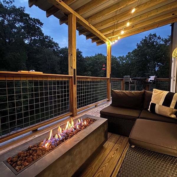 Secluded Mountain Cabin on 8 Private Acres w/Deck, Fire Table & Fast WiFi