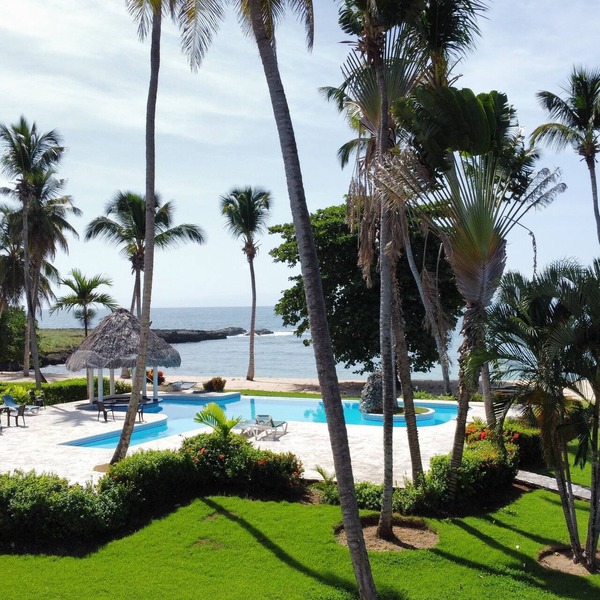 Second floor condo with a view of the beach and Samana Bay. Apartment 5D