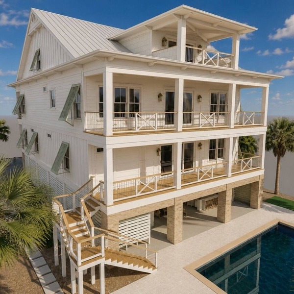 Second To None: Brand-New Luxury Retreat with Ocean Views, Pool & Hot Tub