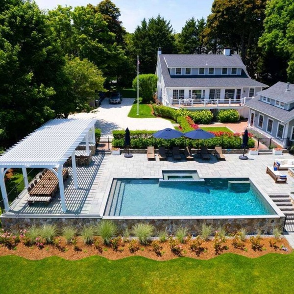Second Wind :039-O An Orleans Estate with large heated pool, spa, on Town Cove; sleeps 24