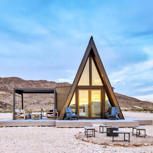 Serene A-Frame Perfect to Fully Disconnect in Terlingua, Texas