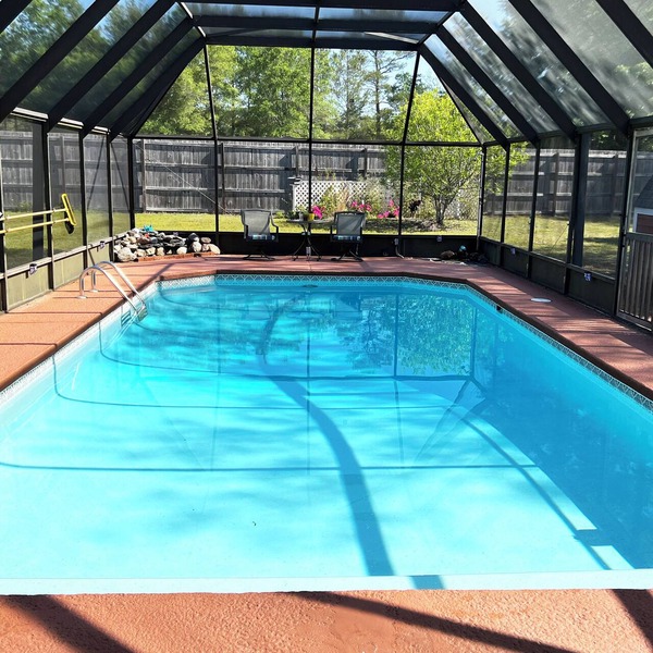 Serene Home with PRIVATE Pool - Near Beaches - Dog Friendly - Firepit&Large Yard