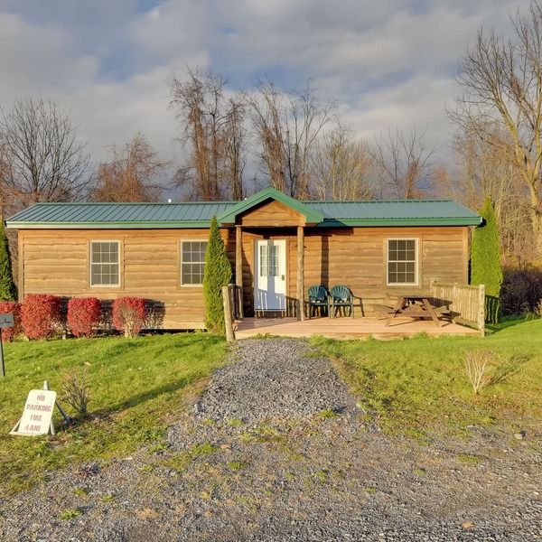 Shared Dock Access at Lakeside Sodus Bay Cabin 1!