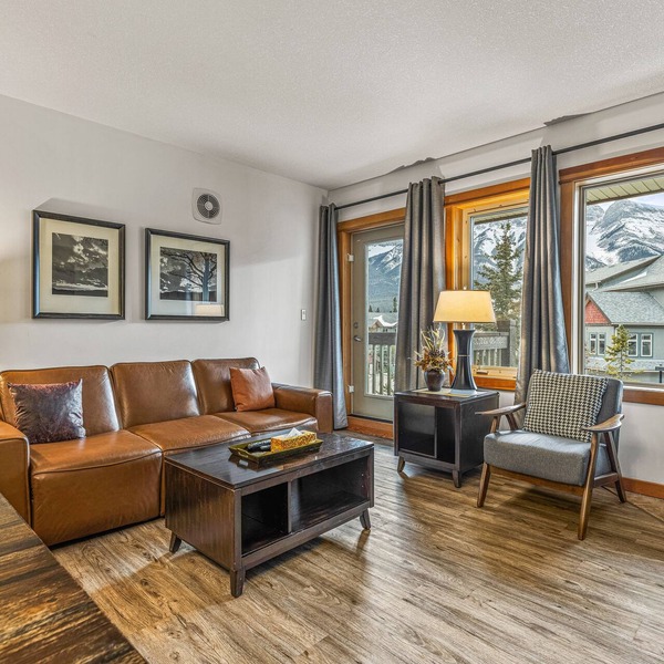 Side-by-Side Canmore Condos for 12🧡4 Bdrm/4Bath-Spectacular View☀️Pool/Hot Tub