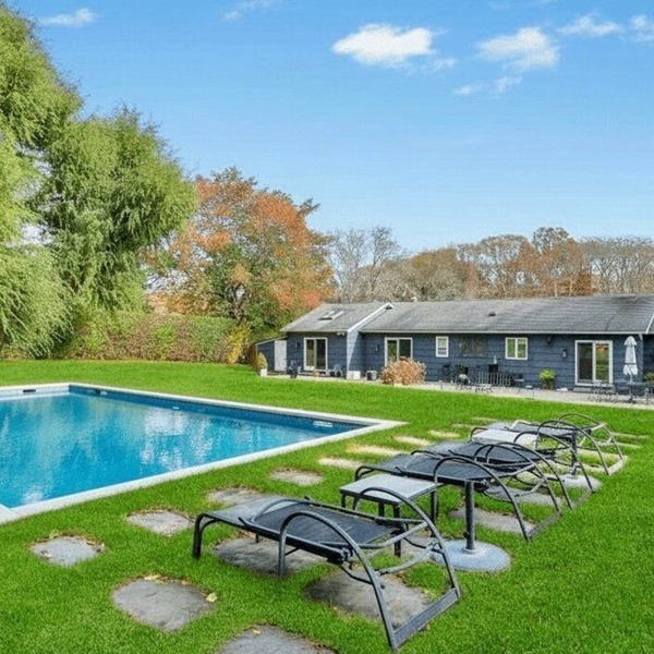 Single-Level Southampton Retreat with Heated Pool Near Beaches & Village