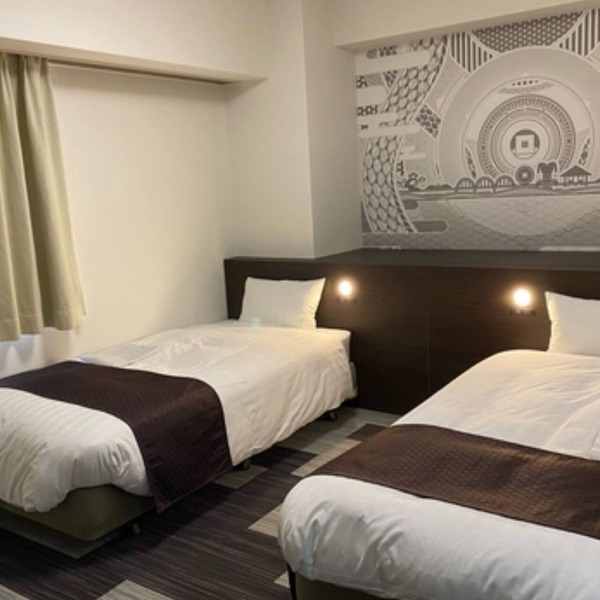 Smoking allowed Twin room for two people accomm /Kanonji Kagawa