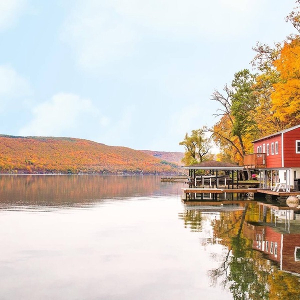 Solitude: "Canandaigua Lake Front + Large Family Home for Finger Lakes Vacation"