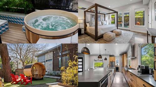 South Lamar Wellness Haven - Sauna - Hot Tub - BBQ