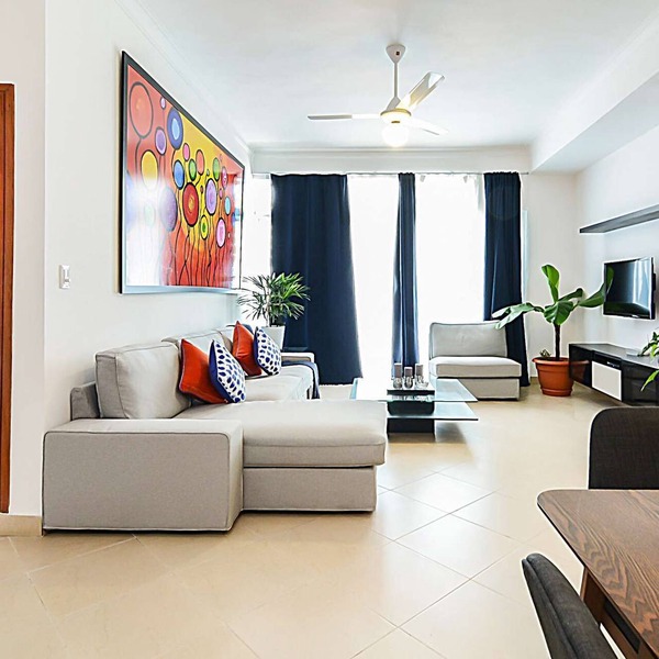 Spacious 2 Bedroom Apt @Prime-Location, Colonial Zone (OldTown)