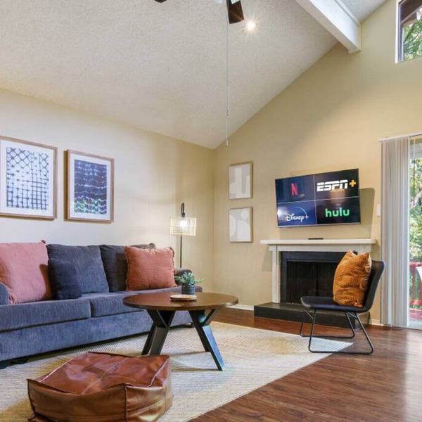Spacious ATX Apt | Private Deck + All Essentials