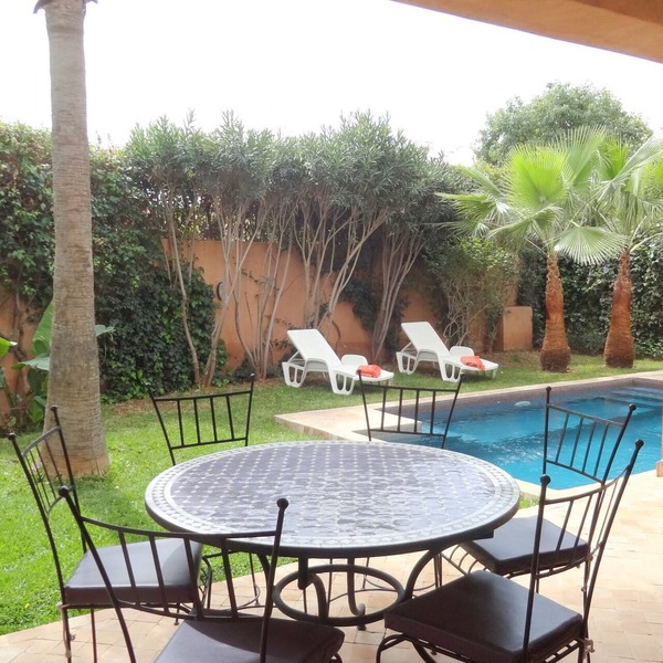 SPACIOUS CHARMING VILLA ON GOLF COURSE - PRIVATE POOL - 4 BEDROOMS-MARRAKECH-GOLF