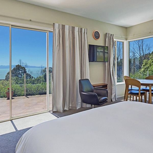 Spacious, Comfortable, Sunny Nelson studio with Sea Views!