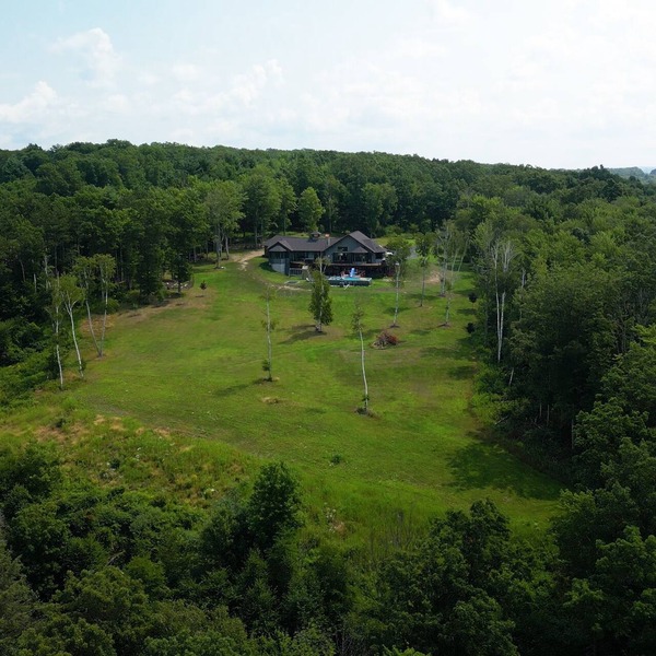 Spacious modern mountain style home with beautiful western views in Corning, NY