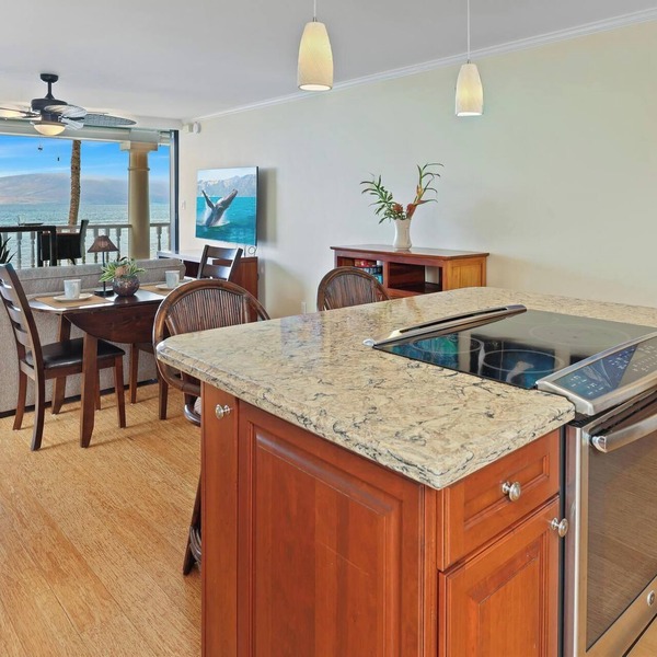 Spacious Oceanfront True 1 Bed corner unit with amazing views & steps to beach