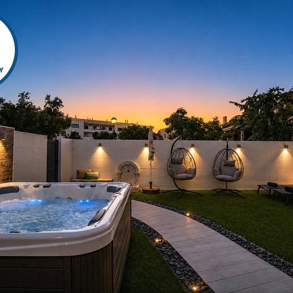 Spacious Villa w/Jacuzzi Close to the Beach Free WiFi