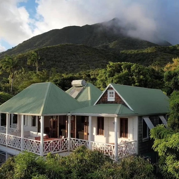 Spacious villa with private garden and pool and fantastic Caribbean views