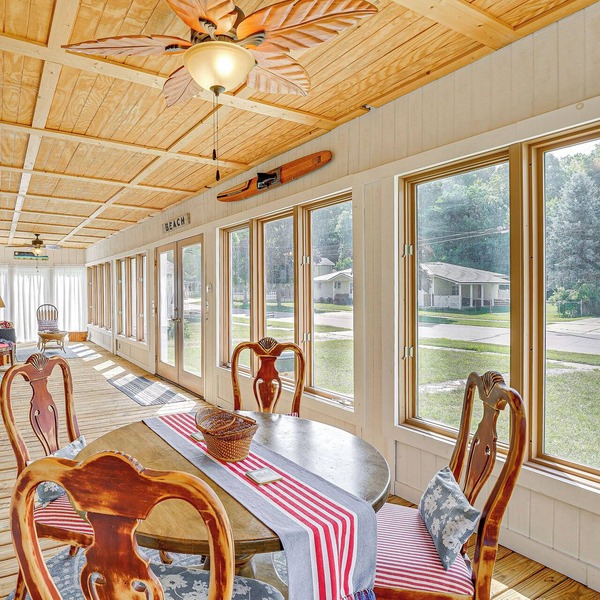 Spacious Vintage Gem w/Sunroom in Manistee!
